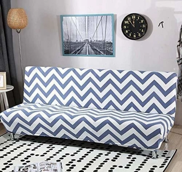 Elite Premium Striped  Desgin  Blue Color  Polyster   Sofa Covers  -  Blue, Polyster, Striped, Pack of1